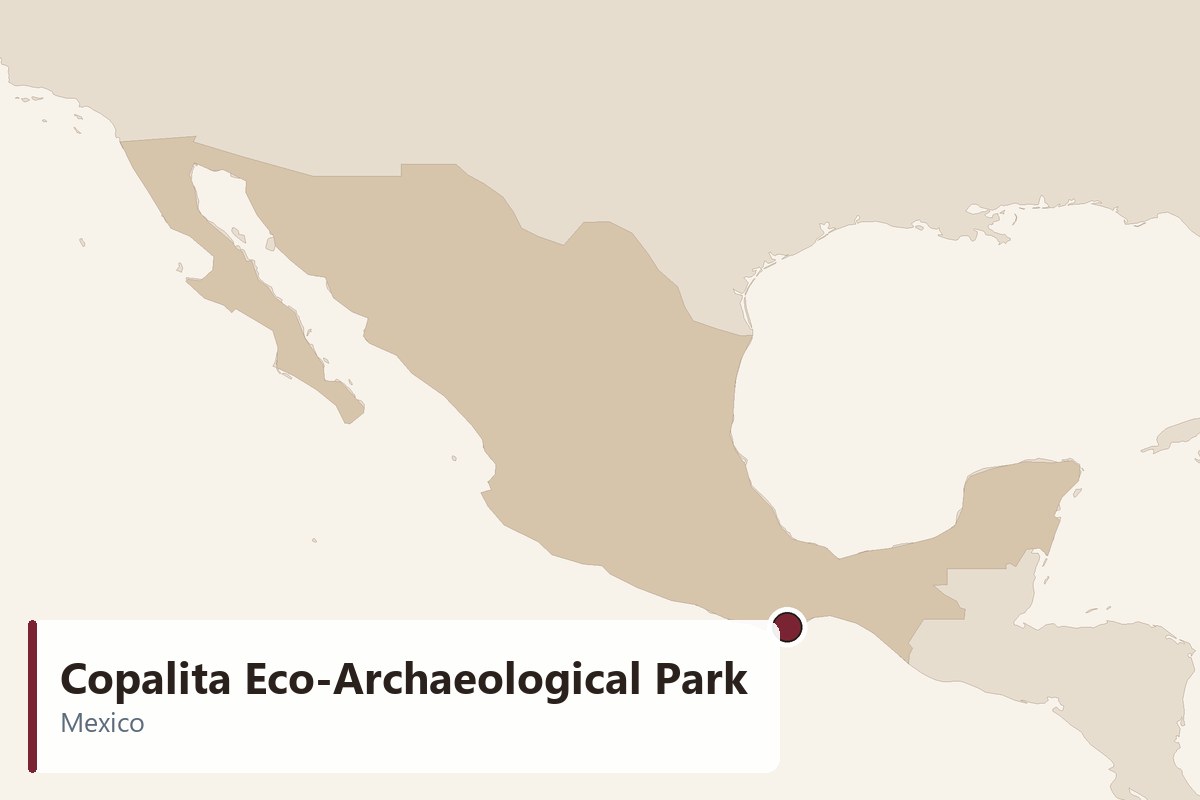 Copalita Eco-Archaeological Park - location map